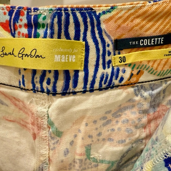 Anthropologie Maeve Floral Patterned Pants - Picture 5 of 7